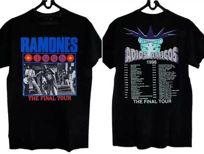 Vintage Ramones Adios Amigos The Final Tour 1996 T-Shirt HOT ITEM