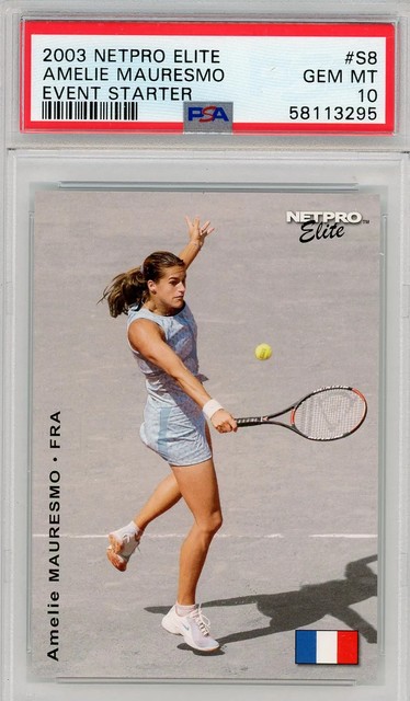 2003 Netpro Elite Amelie Mauresmo #S8 Event Starter PSA 10 Pop 1