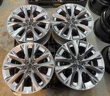 (4) 2024-2025 Mazda CX-90 21 OEM Rims Silver Factory Wheels 9965019510 21x9.5