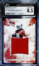 2024 Panini Origins Future Fabrics #FF-MHA Marvin Harrison Jr. RC CGC 8.5 NM-MT+