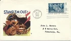 906 5c CHINA FDC - MINKUS PATRIOTIC CACHET