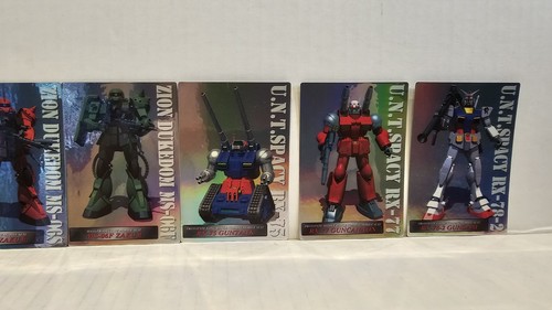 Tarjetas de selección Mobile Suit Gundam CG Vol. 1.0 44 Juego Completo Bandai 1997 Japón - Imagen 4 de 4