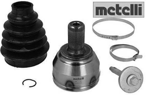 Metelli 15-1773 Gelenksatz FüR Antriebswelle Vorderachse Vorne FüR Volvo-image