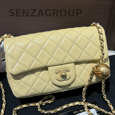 Chanel CF Yellow Gold Ball Mini Chain Shoulder Bag - Fashion Women's