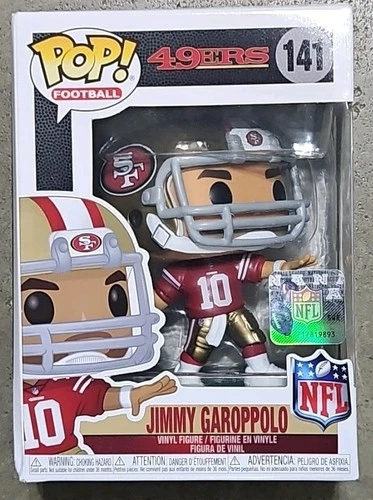 Damaged Box Funko Pop Football Vinyl Jimmy Garoppolo San Francisco 49ers NFL