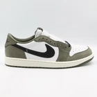 Air Jordan 1 Retro Low Mens Medium Olive Black Sneakers Basketball HQ6998 200