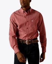 ARIAT MEN 'S Team Perl Fitted Shirt-62255