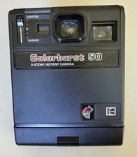 Vintage Kodak Colorburst 50 Instant Camera Photography Made in USA Used