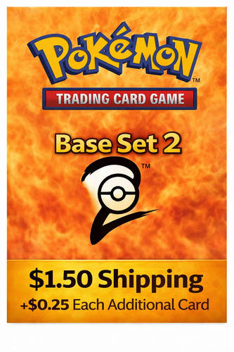 Vintage Pokemon Base Set 2 Cards - Pick Your Card WOTC LP MP Fast Ship