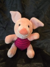 Vintage Disneyland Walt Disney World Piglet Plush Winnie the Pooh Stuffed Animal