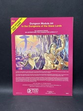 TSR Donjons & Dragons Module A4 Dans Les Donjons Des Seigneurs Esclaves 1981 BK3