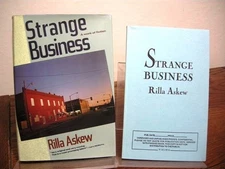 Strange Business Rilla Askew Signed First Edition + Signed Uncorrected Proof