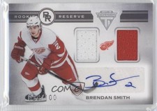 2011 Panini Titanium Rookie Reserve Dual Memorabilia /100 Brendan Smith Auto 0v1