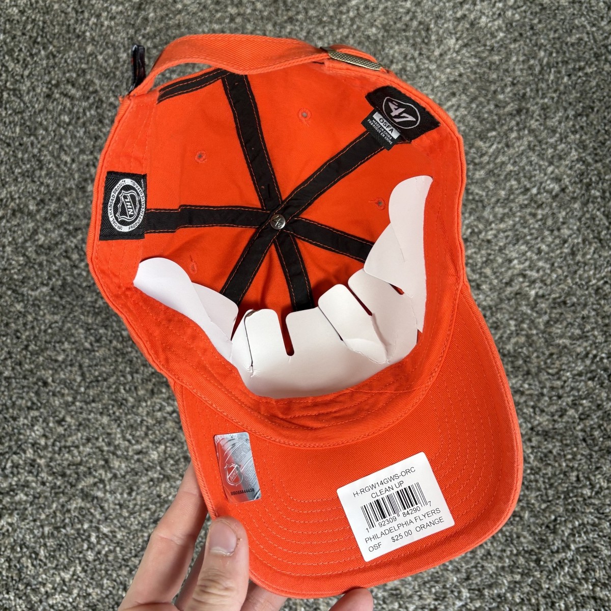 \'47 Women\'s Clean Up Philadelphia Flyers Orange hat 47 Brand Philadelphia Flyers Bucket Hat - Orange main image 2