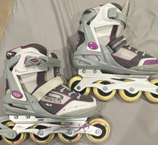 Patines en línea para mujer Roller Derby Aerio talla 8 gris/púrpura MPN 9073-7337