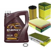 Mann Inspektionspaket 5L Mannol Energy 5W-30 FüR Opel Corsa C 1.2 1.0