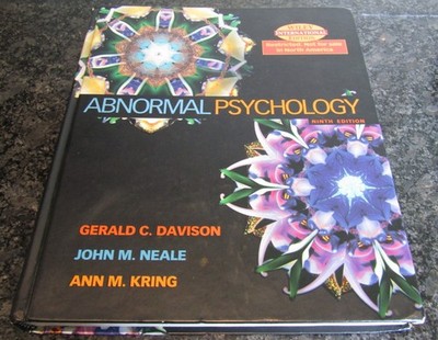Abnormal Psychology Ninth Edition Book Gerald C Davison/John M Neale/Ann M Kring