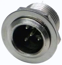 Switchcraft TB4M Mini Chassis Panel Mount XLR Male, 4 Pin, Solder Terminals