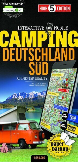 Thumbnail - High 5 Edition Interactive Mobile Campingmap Deutschland Süd. Germany
