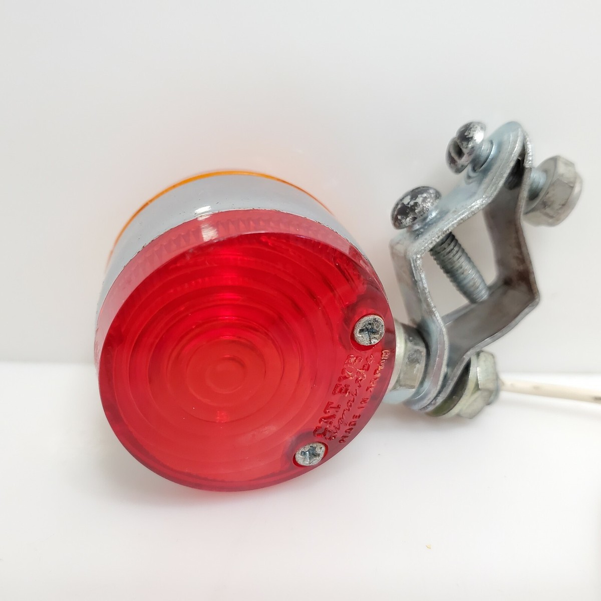 Rare Vintage Cat Eye Signal Ace Light Red Amber Chrome Japan | eBay