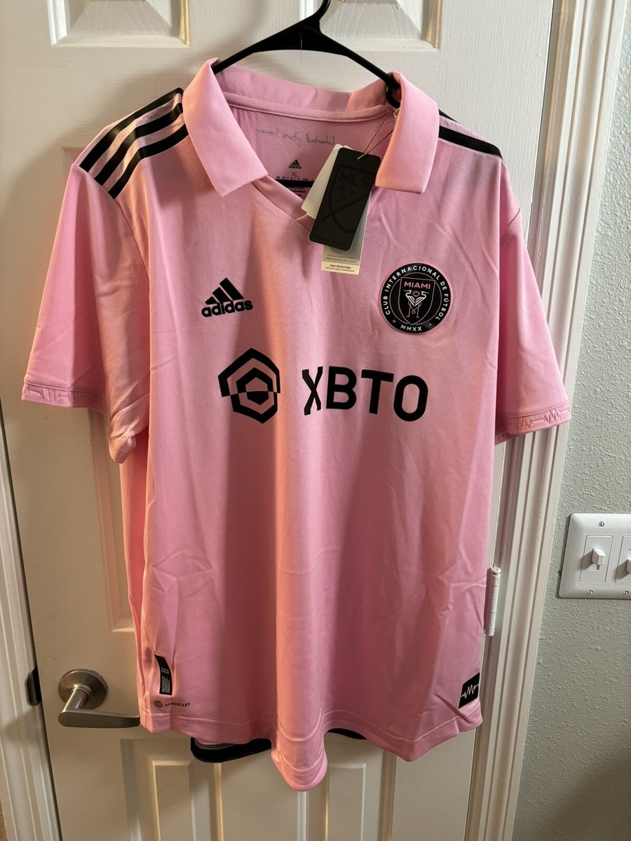 Adidas Inter Miami CF 22/23 Home Jersey Pink Soccer Mens Size XL