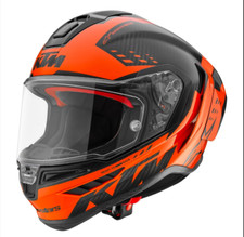 Vemar Casco De Motocicleta Zephir Mars 2019 Color Naranja Metálico Y Blanco