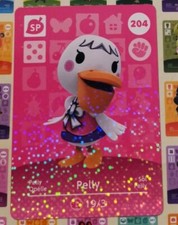 Animal Crossing Amiibo Card Pelly No.204 u...