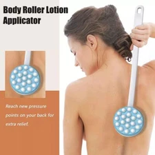 Roll A Lotion Body Lotion,Oil,Gel Applicator & Massager Handl Massage Long  X3Y5