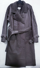 Na-kd X Rianne Meijer Belted Coat With Faux Shearling Sz 40