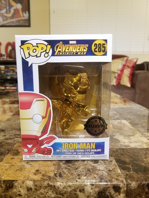 funko pop iron man gold