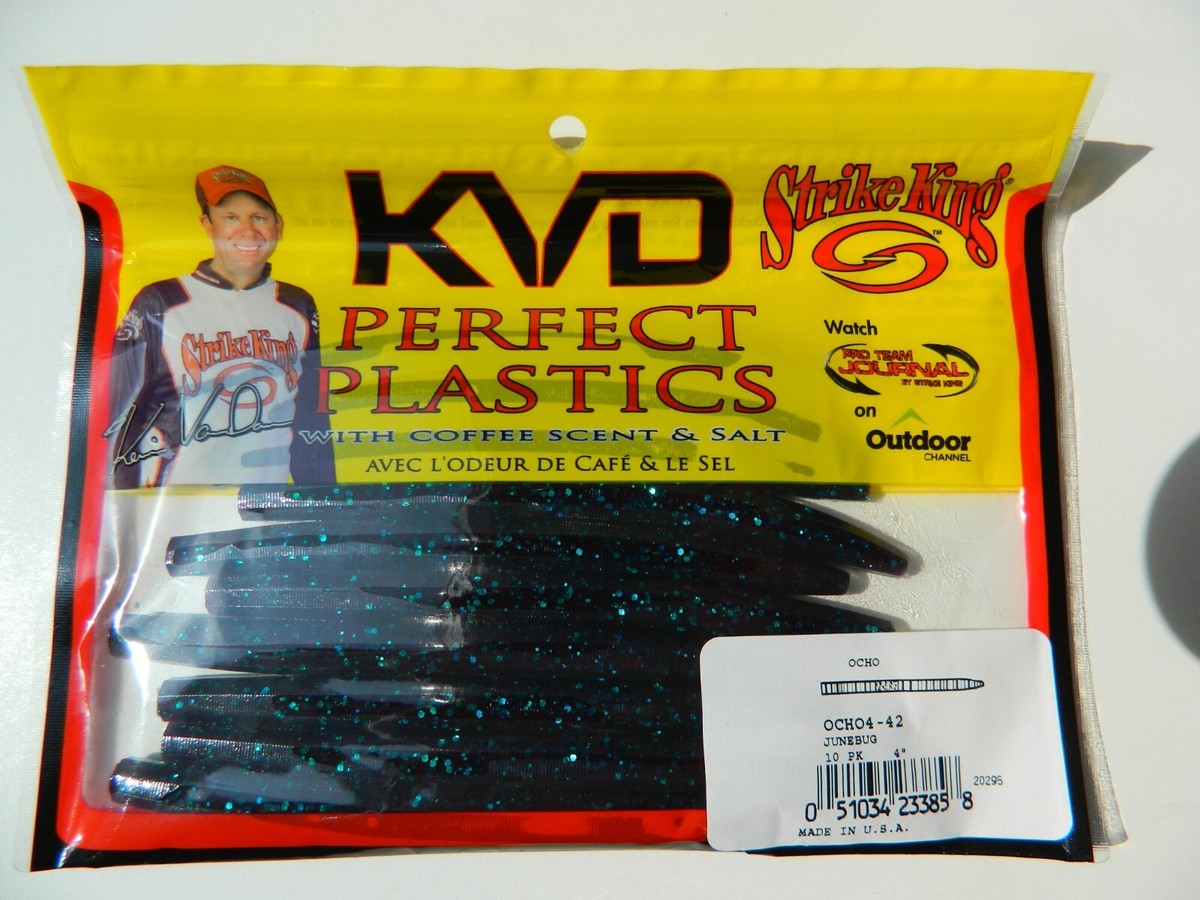 Strike King KVD Perfect Plastics Ocho 5 Fishing Lure - Coffee Scent Jerkbait