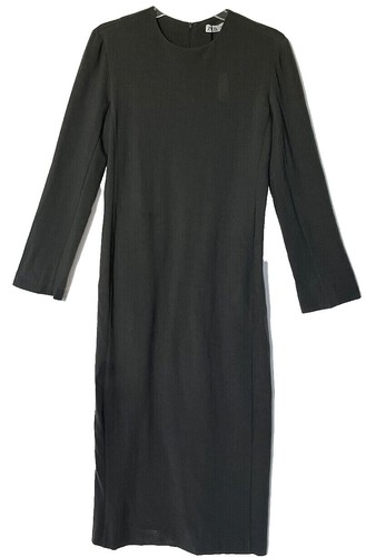 NWT Zara Limited Edition Wool Blend Midi Dress, Anthracite Grey | eBay