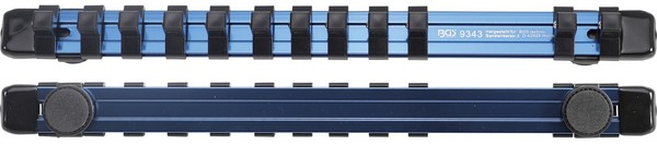 "Bgs Halteschiene 12 NüSse 3/8\" SteckschlüSsel-EinsäTze Halter Klemmleiste Magnet"-image