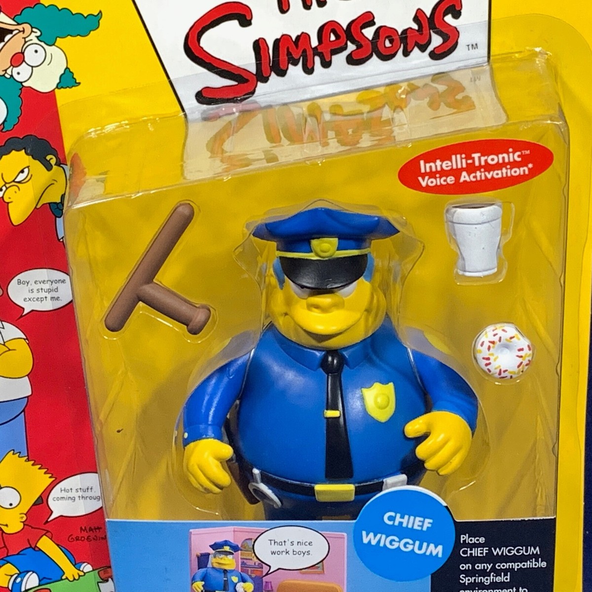 New CHIEF WIGGUM Simpsons Playmates WOS SERIES 2 Action