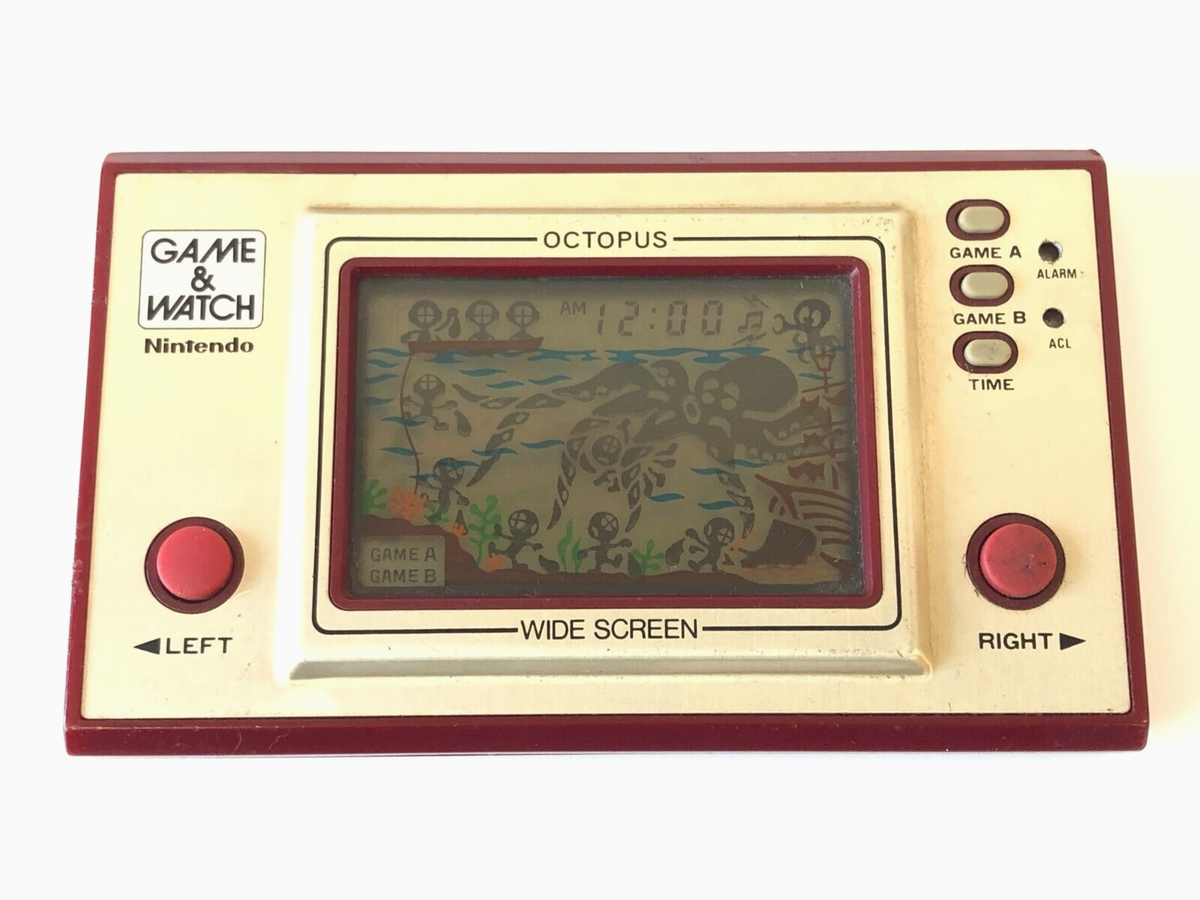 ゲームウォッチ　OCTOPUS Amazon.co.jp: 美品 ゲームウォッチ オクトパス OCTOPUS