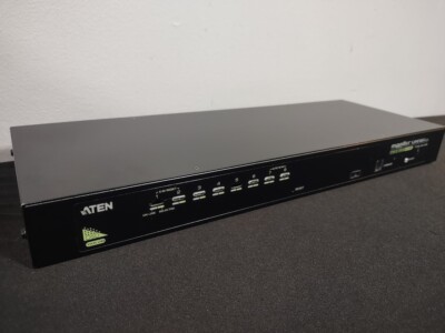Aten OSD DDC2B CS1308 Master View Max 8-Port PS2 USB VGA KVM Switch, *READ* 2