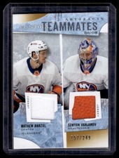2021-22 Upper Deck Artifacts Tundra Teammates Duos Mathew Barzal/Semyon Varlamov