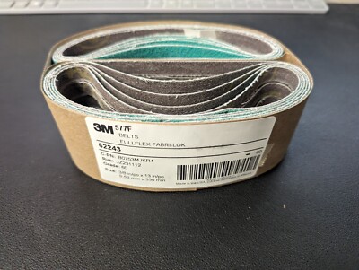 3/8'' X 13'' Cubitron 60+ Grade File Belt 3M-62243 Pack of 50 File Belts