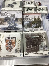 Fantasy Flight Games -DUST TACTICS LOT (CORE SET, TERRAIN TILES, EXPANSIONS)