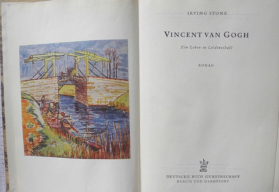 Vincent van Gogh, Ein Leben in Leidenschaft -Irving Stone