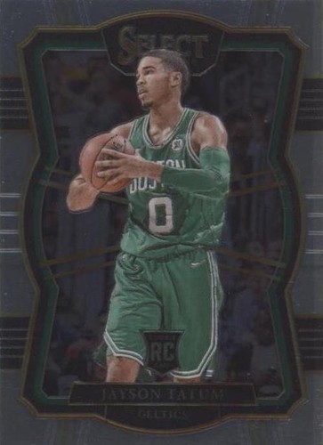 PSA 9 JAYSON TATUM 2017-18 PANINI SELECT DIE-CUT LIGHT BLUE PRIZM