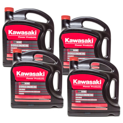 (4) Gallon Genuine OEM Kawasaki 2-Cycle K-Tech Engine Oil 99969-6086