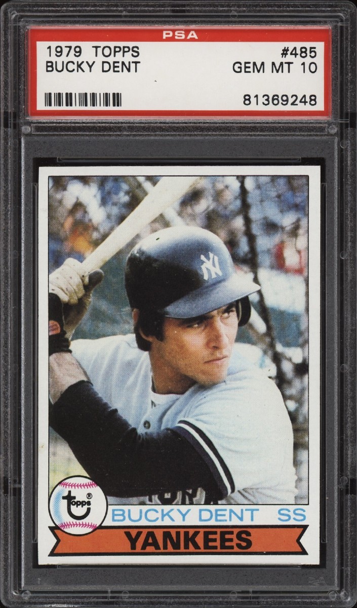 1979 Topps #485 Bucky Dent - Yankees - PSA 10 - 81369248