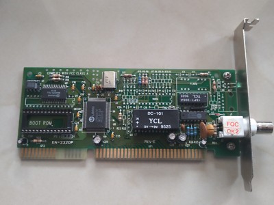 UMC EN-2320P 16-Bit ISA NETWORK ADAPTER CARD BNC CONNECTOR