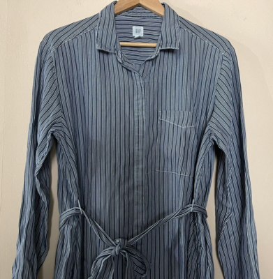 midi shirt dress gap Sheer Midi Shirtdress