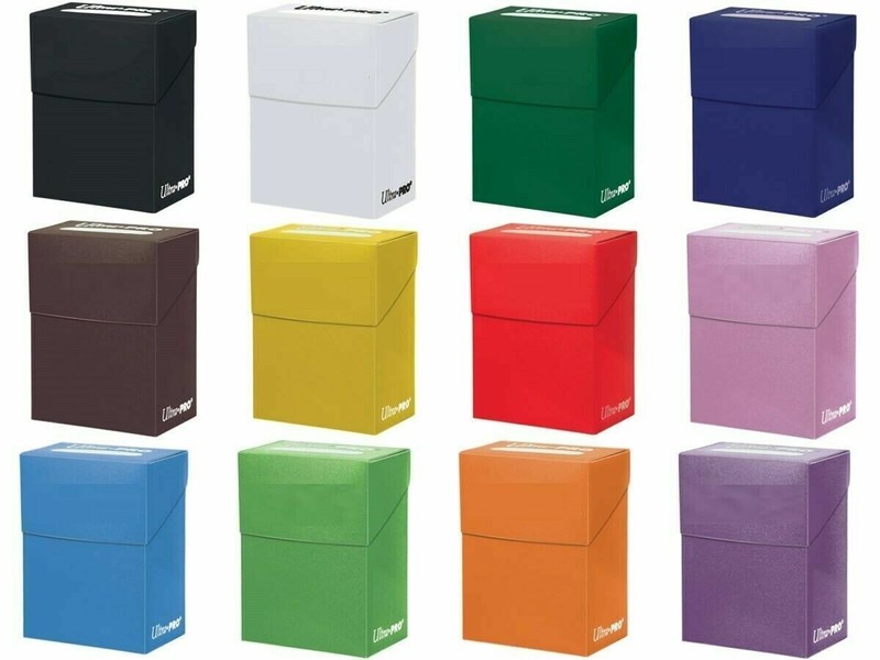 Ultra Pro Deck Box Trading Card Storage Case Holds 80 Cards Pokemon Yugioh MTG