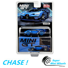 CHASE Mini GT 1:64 Bugatti Vision Gran Turismo Light Blue 266