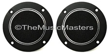 Pair 4" inch Flush Mount Round Super Horn TWEETER Speakers Car Audio Home Stereo