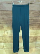Champion Women's Teal Duofold Thermal Base Layer Pants Juniors Size M NEW LBB76