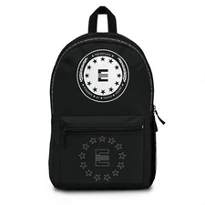 Black Fallout Enclave Backpack | Gamer Bag | Fallout Video Game Backpack Enclave
